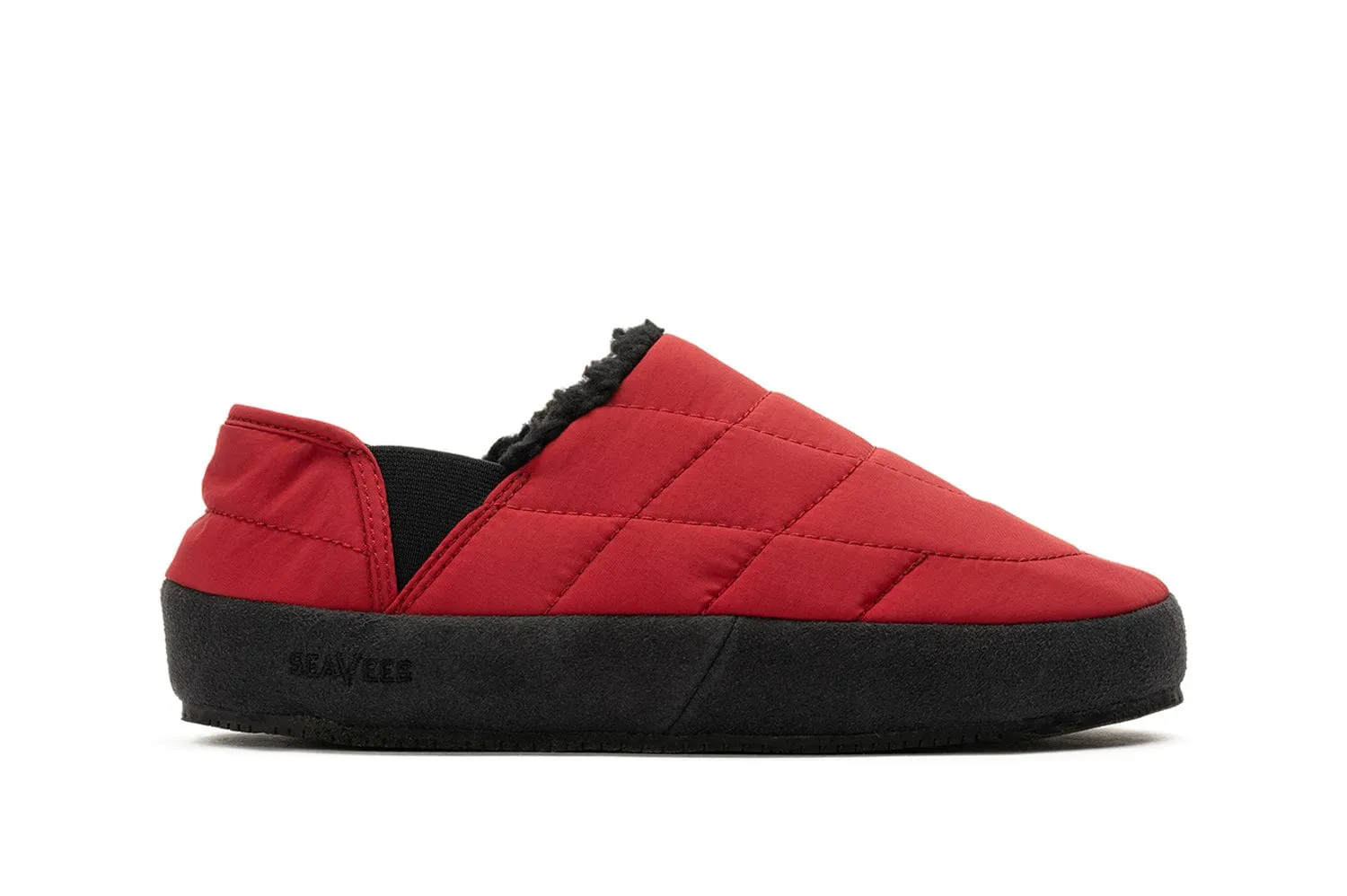 Womens - Après Puff Slip On - Redwood